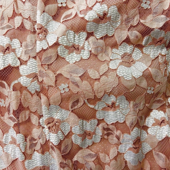 Adriana Papell floral overlay dress sz 16 - Picture 5 of 10